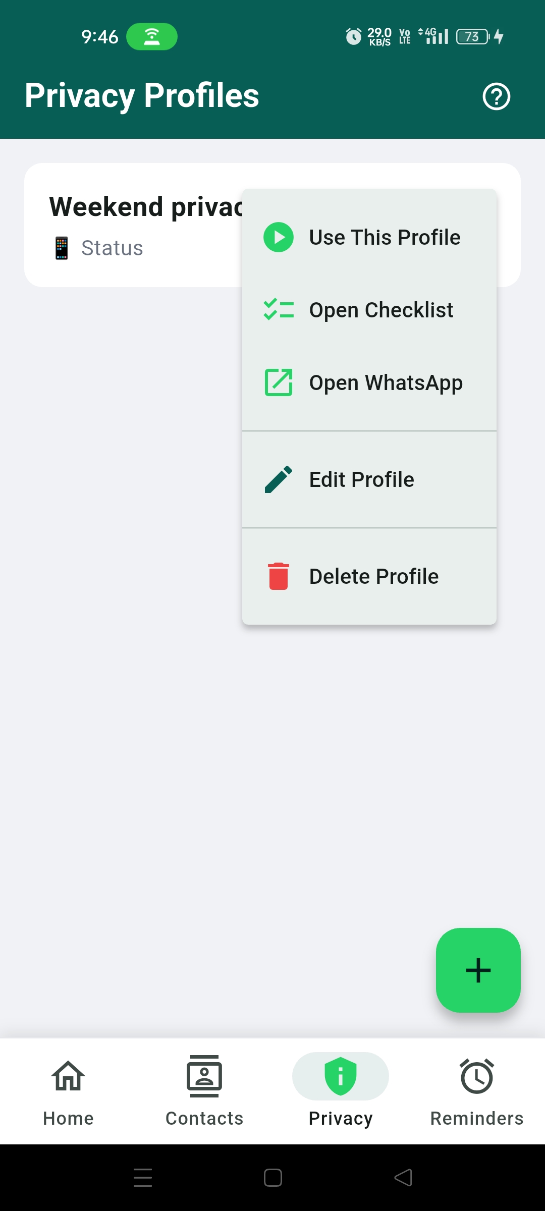 Activate with Guided Checklist screenshot